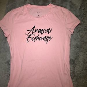 Light pink Armani Exchange shortsleeved shirt!